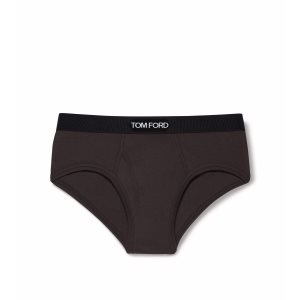 Tom Ford Bomull Boxer Kalsonger Herr Ebony | 502CYXBIF