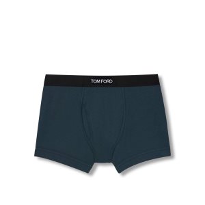 Tom Ford Bomull Boxer Kalsonger Herr Everglade | 683QZFHYB