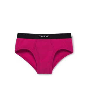 Tom Ford Bomull Boxer Kalsonger Herr Fuchsia | 409GYMKNR