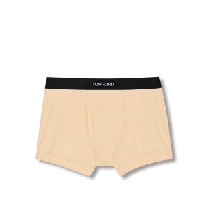 Tom Ford Bomull Boxer Kalsonger Herr Ljusgula | 326ROUMHC