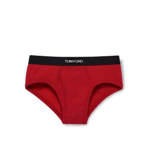 Tom Ford Bomull Boxer Kalsonger Herr Röda | 391KHVRJC