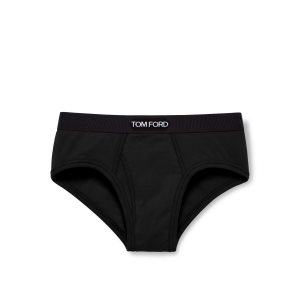 Tom Ford Bomull Boxer Kalsonger Herr Svarta | 802MSBNOR