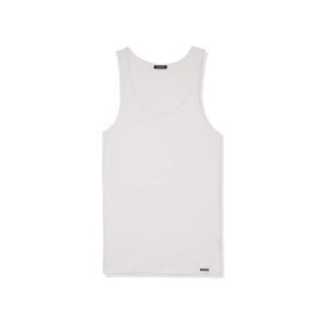 Tom Ford Bomull Modal Rib Tank T-shirt Herr Vita | 806TGNAQC