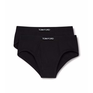 Tom Ford Bomull Modal Two Pack Boxer Kalsonger Herr Svarta | 273IUAOWD