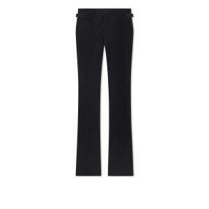 Tom Ford Bomull Velvet Flares Byxor Dam Svarta | 791FCVAJR