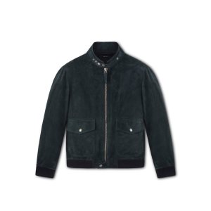 Tom Ford Buttery Mocka Jacket Ytterkläder Herr Petrol | 170GPEKTO