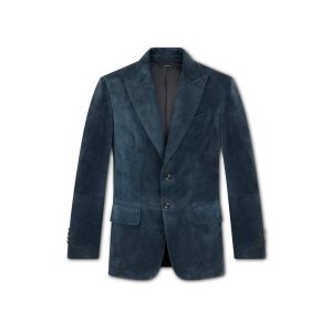 Tom Ford Cashmere Mocka Sartorial Blazer Ytterkläder Herr Petrol | 972SVMIHT