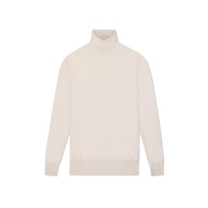 Tom Ford Fine Gauge Cashmere Silk Roll Neck Stickat Herr Vita | 856FQZOKH