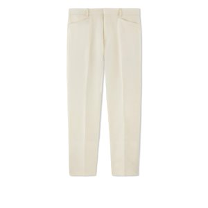 Tom Ford Fine Poplin Atticus Trouser Byxor Herr Vita | 705IKJZMR