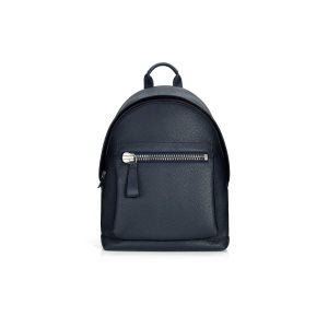 Tom Ford Grain Läder Buckley Ryggsäck Herr Marinblå | 642BENUCY