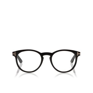 Tom Ford Key Bridge Round Horn Optical Optisk Herr Svarta | 608KOZTBU