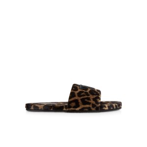 Tom Ford Leopard Print Velour Harrison Espadrille Herr Bruna Svarta | 892QLKPAR