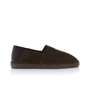 Tom Ford Mocka Barnes Espadrille Herr Mörkolivgröna | 864ECDQKO