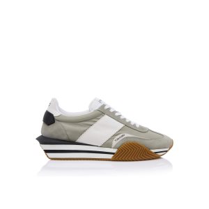 Tom Ford Mocka Technical Fabric James Sneakers Herr Grå | 392LDZYBJ