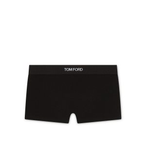 Tom Ford Modal Signature Boxers Byxor Dam Svarta | 027KHMLFB