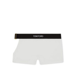 Tom Ford Modal Signature Cut-out Boxers Byxor Dam Vita | 012HDGEBA