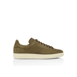 Tom Ford Nubuck Warwick Sneakers Herr Mörkolivgröna | 725XVKRNT