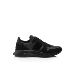 Tom Ford Nylon And Mocka Jagga Sneakers Herr Svarta Svarta | 859ZRHDFT