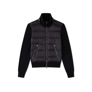 Tom Ford Nylon Down Front Blouson Ytterkläder Herr Svarta | 531MKQCRI