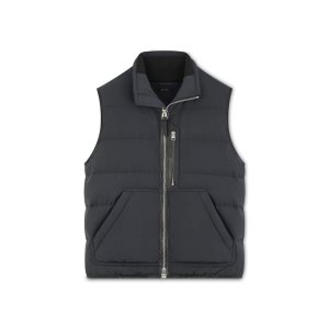 Tom Ford Nylon Horizontal Down Gilet Ytterkläder Herr Marinblå | 245NZTJPQ