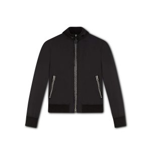 Tom Ford Ovatta Filled Nylon Blouson Ytterkläder Herr Svarta | 678SVUIDZ