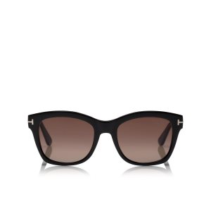 Tom Ford Polarized Lauren Solglasögon Dam Svarta | 348EIAJXH