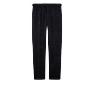 Tom Ford Prince Of Wales Cooper Trouser Byxor Herr Grå | 568ELRSAP