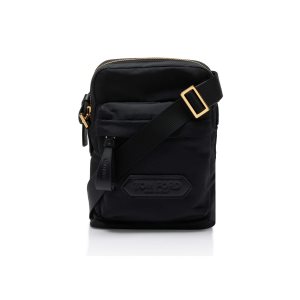 Tom Ford Recycled Nylon Mini Messenger Portfölj Herr Svarta | 052YXDVZS