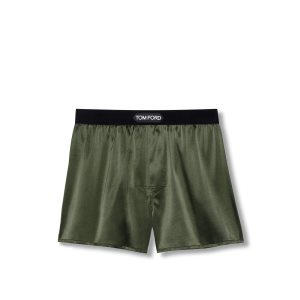 Tom Ford Silk Boxer Kalsonger Herr Mörk | 516HRQDSF