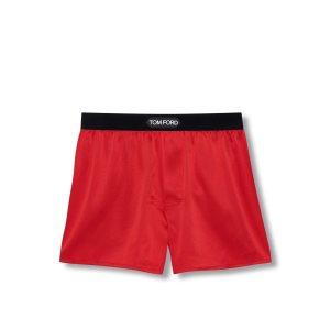 Tom Ford Silk Boxer Kalsonger Herr Röda | 897LIGHOJ