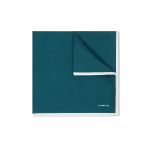 Tom Ford Silk Pocket Squares Herr Påfågel | 615AFNXBZ