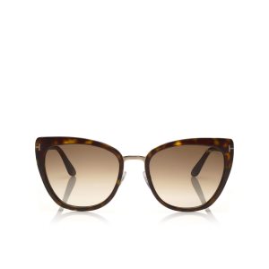 Tom Ford Simona Solglasögon Dam Mörk | 573BFLRWD