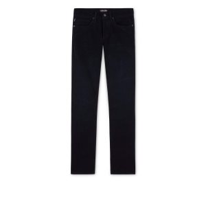 Tom Ford Slim Fit Stretch Washed Corduroy Jeans Herr Marinblå | 912XLTPIO