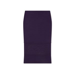 Tom Ford Stretch Compact Slinky Viscose Kjolar Dam Lila | 089YNMAIS