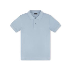 Tom Ford Tennis Piquet Polo Stickat Herr Blå | 367GNLESM