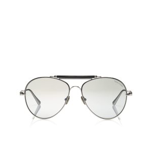 Tom Ford Tom N.16 Solglasögon Herr Silver | 486LVATXQ