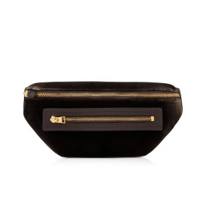 Tom Ford Velvet Buckley Bältesväska Herr Bruna Choklad | 461LIMCJN