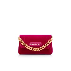 Tom Ford Velvet Label Clutch Väska Dam Röda Rosa | 921MDCXPQ