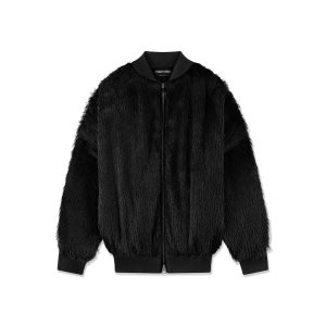 Tom Ford Viscose 'Fur' Bomber Ytterkläder Dam Svarta | 893MYVSLF